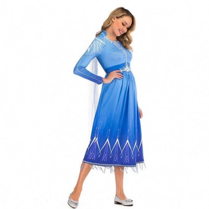 new product ideas 2022 Elsa Act 2 Halloween Cosplay Elsa Adult Costume for Women SZAC-005