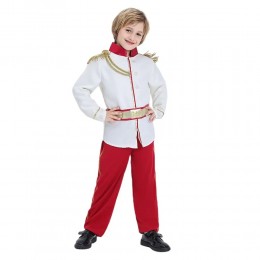 Boy Prince Charming Cosplay Kids School Plays Fancy Dress-up Halloween Carnival Costumes