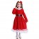 Ready Goods Girls Christmas Princess Red Dress Starry Embellishments For Kids Birthday Party Dance Costumes 4-8Y