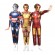 Ready Goods Boys Superhero Ironman Cosplay Muscle Jumpsuit Kids Halloween Carnival Party Dress-up Costumes Suits