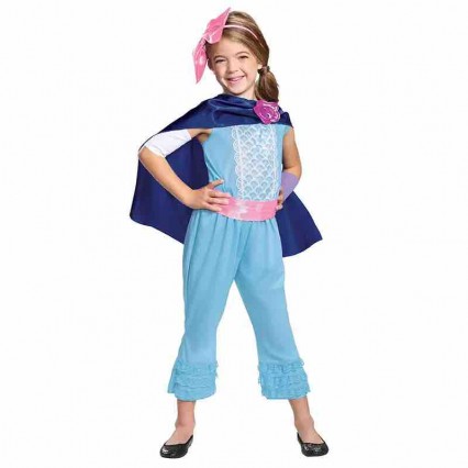 Girl TS Cartoon Shepherdess Bo Peep Cosplay Jumpsuit Kids Halloween Carnival Party Costumes