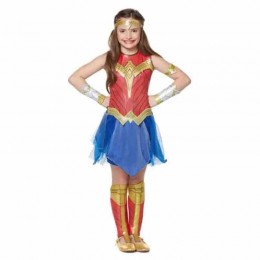 Girl Superhero Wonder Woman Cosplay Dress Kids Halloween Carnival Party Costumes