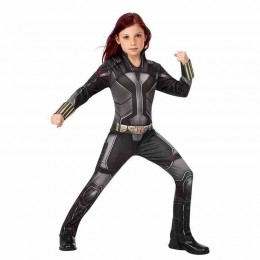 Girls Superhero Black Widow Cosplay Jumpsuit Kids Halloween Carnival Party Costumes