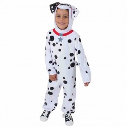 Lovely Dog Dalmatians Animal Jumpsuit Cosplay For Kids Halloween Party Costumes Size XS To L