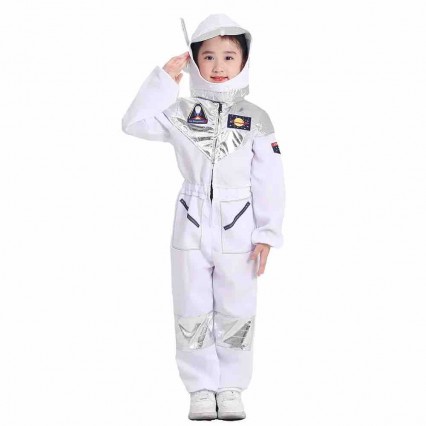 Kids Unisex Brilliant Space Astronaut Jumpsuit Costume Great for Book Week Halloween or "When I grow Up" Dress Up Days