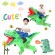 Adult Child Green Dinosaur Riding T-Rex Cosplay Air Blow-up Suits Halloween Festival Party Costume