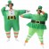 Adults Funny Green Irish Leprechaun Suit Dress Air Blow-up Cosplay St. Patrick\'s Day Party Inflatable Costume