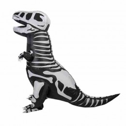 Polyester Blow up Skeleton T-Rex Suit Fun Halloween Dinosaur Inflatable Suit Dinosaur Muscle Bone Dinosaur Inflatable Costume