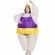 Inflatable Costume Ballet Game Cloth Adult Funny Blow up Suit Halloween Men\'s Costume Colorful Cosplay Plus Size Inflatable Suit