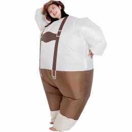 Inflatable Full Body Suit Airblown Cosplay Outfit Jumpsuit Halloween Christmas Costumes Fancy Dress Adult Inflatable Costume