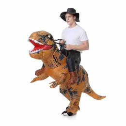 Adults Inflatable Dinosaur Costume Riding T Rex Air Blow up Suit Funny Fancy Dress Halloween Party Cosplay Inflatable Costume