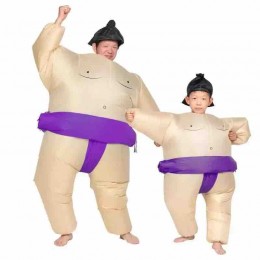 Inflatable Costume Sumo Wrestler Inflatable Sumo Suit Fancy Dress Halloween Costumes Blow up Suit Kids Inflatable Costume