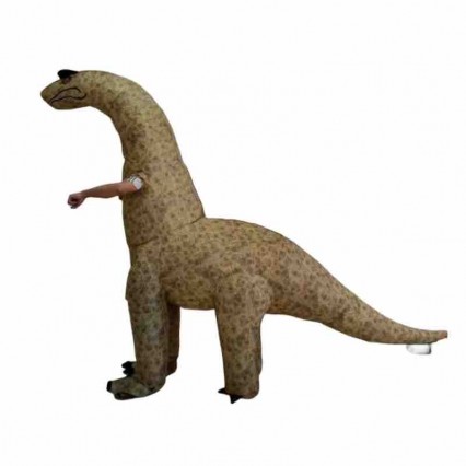 Inflatable Dinosaur Costume Riding Diplodocus T Rex Air Blow Up Body Jumpsuit Funny Inflate Party Halloween Costumes For Adult