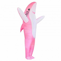 Customized Inflat Halloween Fancy Dress Holiday Party Mascot Animal Costume Adult Size Full Body Inflatable Shark Costume