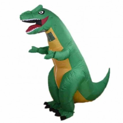 Funny Halloween Blow Up T Rex Costume Wholesale Halloween Inflatables Realistic T Rex Party Inflatable Dinosaur Costume