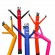 Inflatable Tube Air-Dancer Outdoor Sky Dancer Wacky Waving Inflatable Tube Guy Type Air Dancer Advertising Inflatables