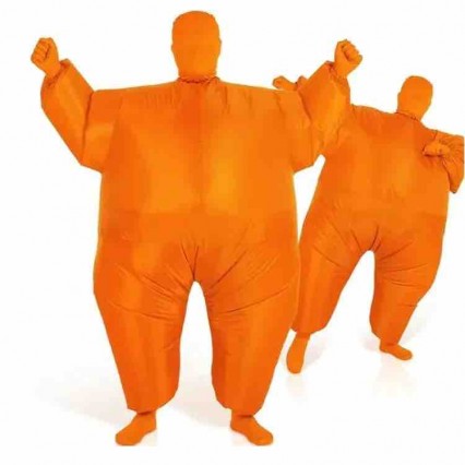 On Sale Multicolour Inflatable Fat Suit Animal Costume Funny Blow-up Inflatable Clothes Costume for Party Decoration Mascot