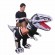 Adult T-Rex Dinosaur Inflatable Suit Halloween Costume Riding A Dinosaur Funny Mascot Cosplay Inflatable Costume