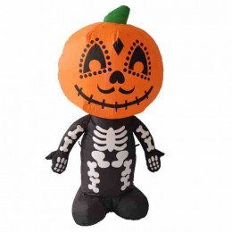 Customized Outdoor Inflatable Halloween Decoration Event Inflatable Pumpkin Bone Man Ghost Holiday Halloween Inflatable Pumpkin