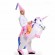 Inflatable Unicorn Costume Adult Air Blow-up Deluxe Cosplay Party Costume Inflatable Suit for Birthday Party Parades Carnival