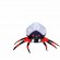 8ft Halloween Inflatable Spider Built-In Led Light Decoration Inflatable Halloween Indoor Outdoor Yard Lawn Halloween Party