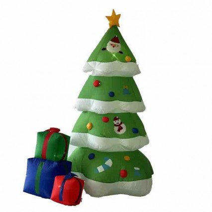 Hot Sells Blow Up Decor Festival Inflatable Outside Christmas Decoration Led Lights 8ft Inflatable Christmas Tree