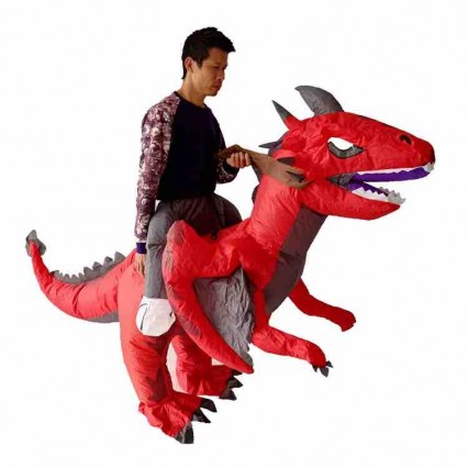 New Design Inflatable Suit Adult Kids T Rex Costumes Blow Up Cosplay Funny Ride On Animal Dragon Dinosaur Inflatable Costume