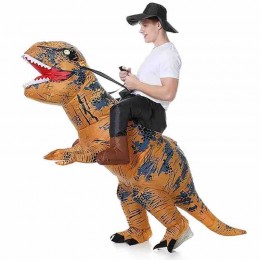 Party Role-Playing Mascot Dinosaur Costume Ride On Trex Inflatable Suit Wholesale Adult Custom Dino Halloween Inflatable Costume