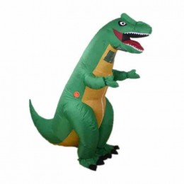 Popular Hot Selling Halloween Inflatable Suit Party Cosplay Animal Mascot T-Rex Dino Blow Up Suit Inflatable Dinosaur Costume