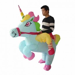 Source Factory Inflatable Costumes Customizable Unicorn Blow Up Suit Inflatable Unicorn Costumes For Halloween Cosplay Party