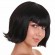 Customized Color Fashion Female Vampire Wig Cosplay Black Modern Lady Wigs Premium Breathable Capless Cap