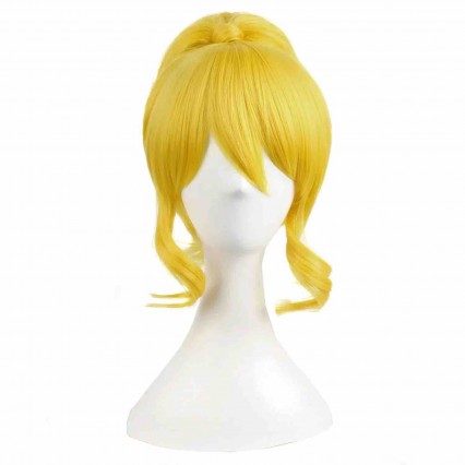 Cosplay Costume Wig Yellow Hair Ornaments Cosplay Wigs