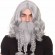 Cosplay Halloween Wig Adult Men Pirate Wig and Beard Set Synthetic Fiber Wigs Party Supplies