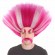 King Troll Wig with Eyebrows and Mustache Cosplay Party Halloween Wig