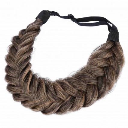 Classic Chunky Hair Braid Headband Elastic Stretch Braid Headbands for Women