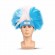 2023 New Argentina Supporter Blue Football Fan Wig Hats with Sweat Band