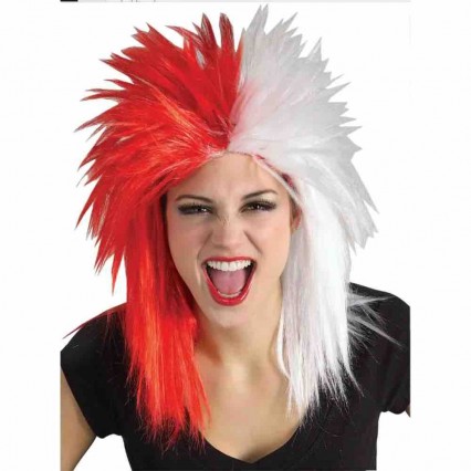 Casquette perruque mundial futbol Tunisia fan headband wig supplies customize cheerleading fans wigs hats cheering props