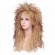 Brown Cosplay Wig 80s 60s 70s Theme Party Rocker Mullet Wig for Women Punk rock long curly wig