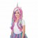 Long Wig for Kids Girls-Childs Color Wigs with Pinkand Accessories for Halloween