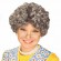 Old Lady WIG Curly Adult Costume Gray Claus Madea Granny Grandma Mama