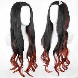 Cartoon Anime Party Theatrical Performance Cosplay Wig Prop Halloween Role Dress Up Gradient Wigs