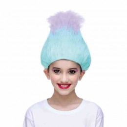 Christmas stage performance wig children's Halloween Trolls cosplay wig party wig for kids