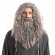 Men\'s Grey Wizard Wig With Beard Halloween Wig for Adults Cosplay Party Accessories