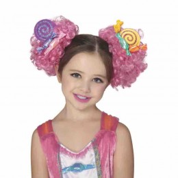 Wholesale kids afro wig kids cosplay wigs Halloween Masquerade Lollipop Party wig piece