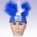 Hairy visor hairy cap football Wig headgear promotion hair wig cheap wigs with logo printing