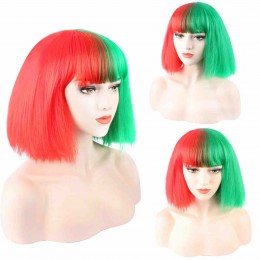 Mix Colors Short BoBo Cosplay Wig Sia Cosplay Wig Festive Party Wig