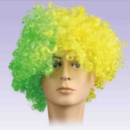 Promotional New Synthetic hair performance Wavy Round Clown wig hair Statement Fans Wig peluca peruca cosplay hair for Christmas