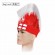 Poland Denmark Japan England soccer fans headband cockscomb wigs football fan mohawk wig cheering props