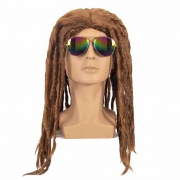 New Idea Costume Accessories Dreadlock Wig For Men Hippie Gangster Beach Bum Reggae Rasta Man Homeless Dreads