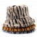 new Women\'s zebra Faux Fur Bucket Hat Fluffy Winter Warmer plush fisherman\'s hat